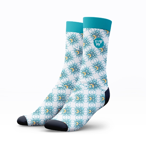 socks-turquois-orange