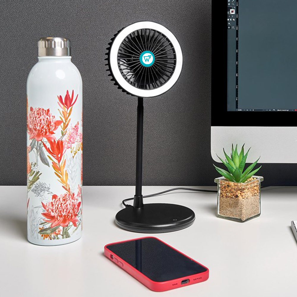 Light Breeze LED Ring Light Desk Fan | WesBank Promo Shop