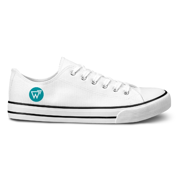 Picture of Unisex Trendi Canvas Sneaker White